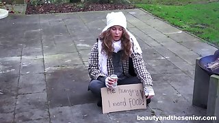Alfresco fucking between a mature dude with the addition of sexy teen Bunny Neonate
